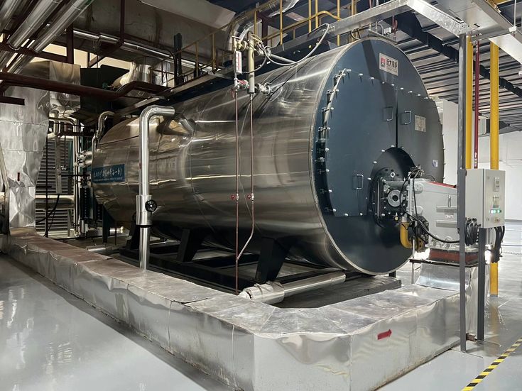 Industrial steam boiler and safe boiler room in Kenya